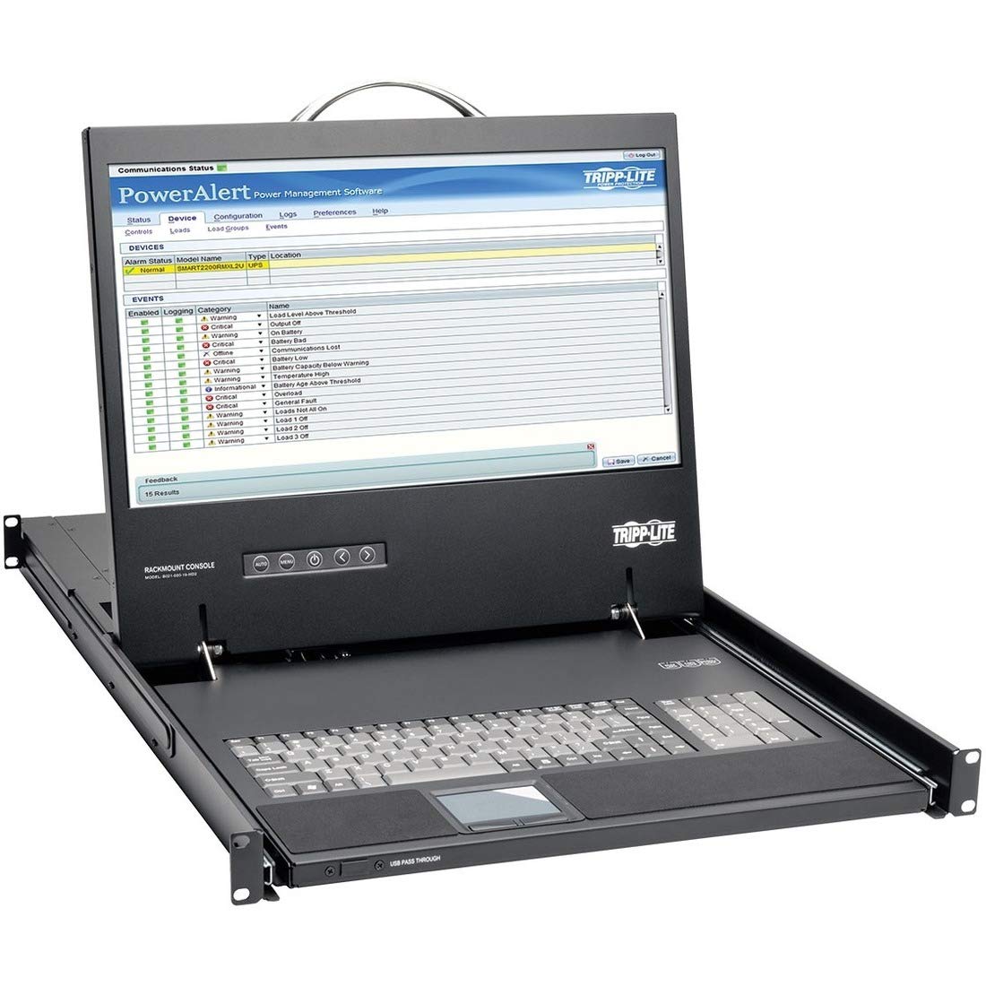 Amazon.com: TRIPP LITE B021-000-19-HD2 Rack Console 1URM DVI, VGA